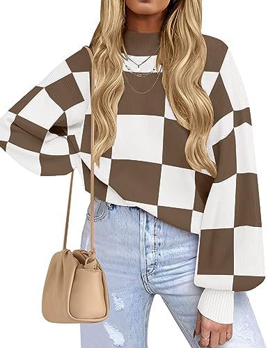 Women’s Striped Ribbed Knit Sweater