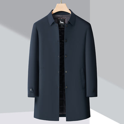 Warm Leisure Turn-Down Collar Cold-Proof Coat