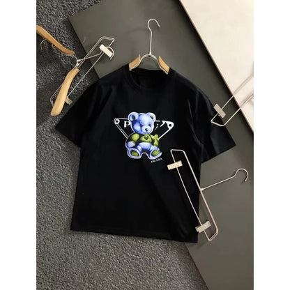Letter Print Cotton Tee