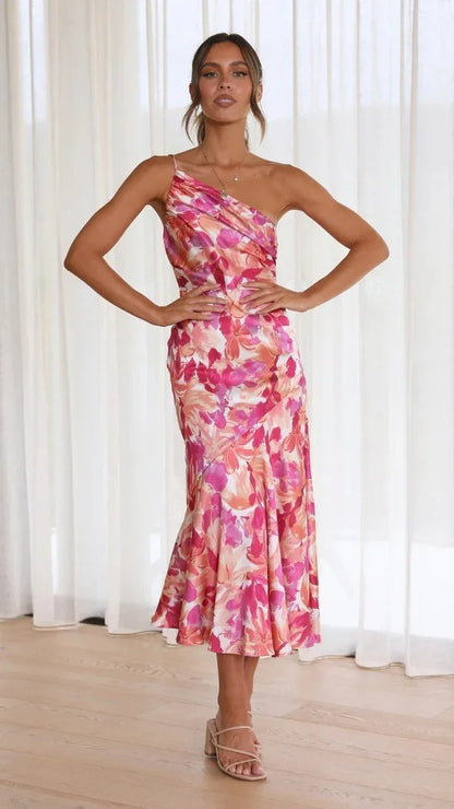 Floral Flair Mermaid Dress