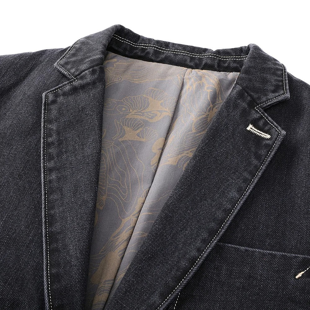 Denim Edge Slim Fit Blazer