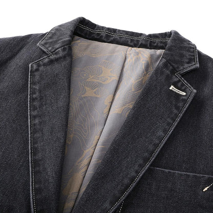 Denim Edge Slim Fit Blazer