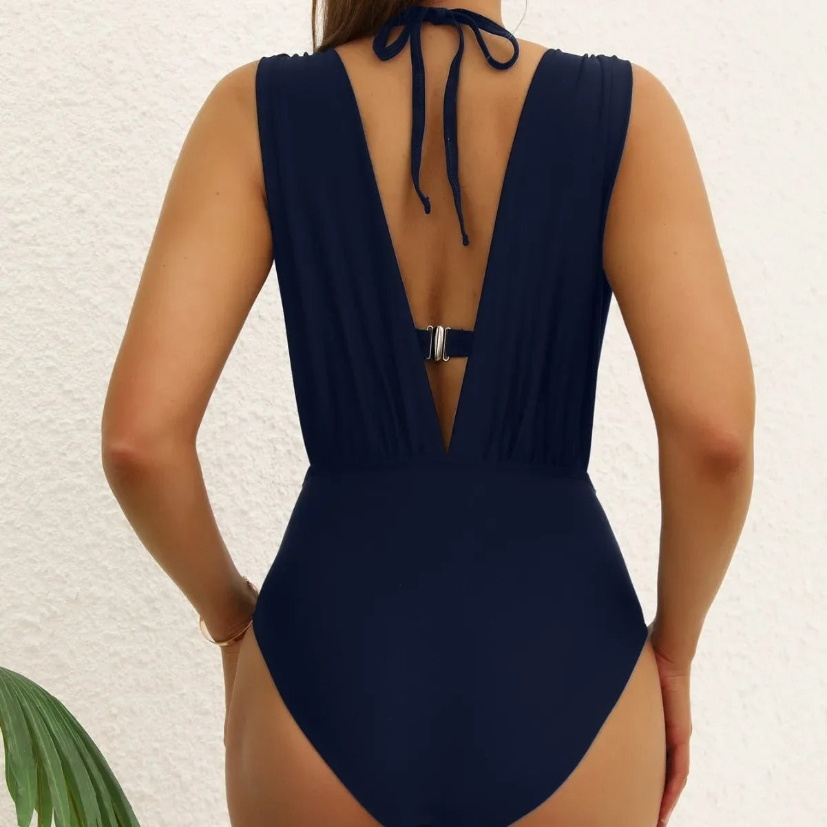 Viva Luxe Women's Deep V Swimsuit