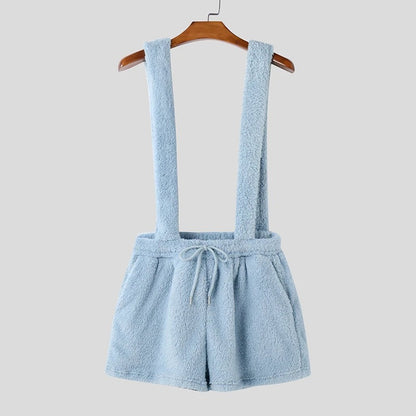Men's Suede Overalls