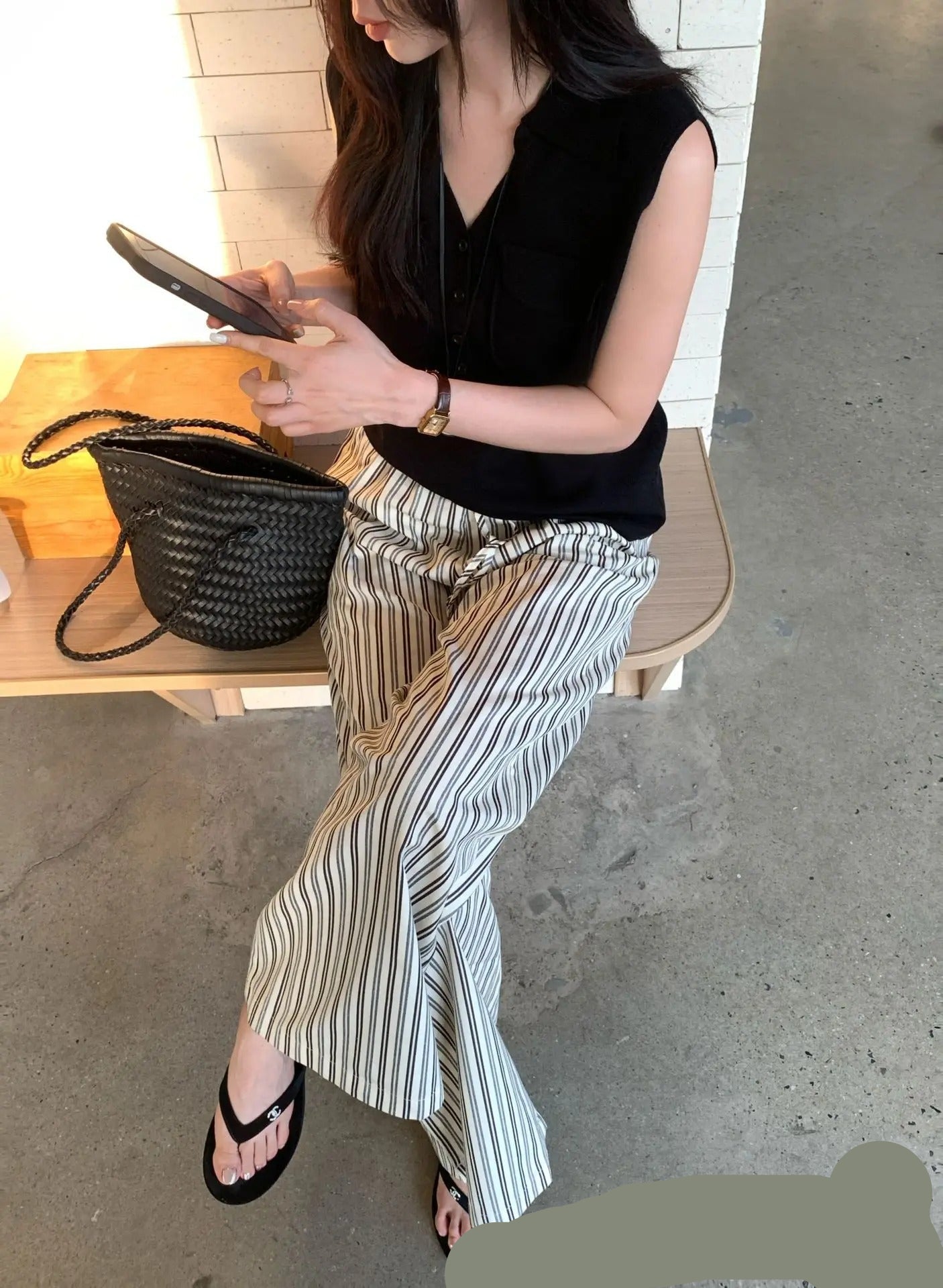 Breeze Layer Linen Vest Tops