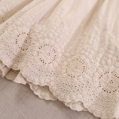 Sweet Mori Girl Embroidered Shorts