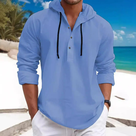 Hooded Twill Shirt