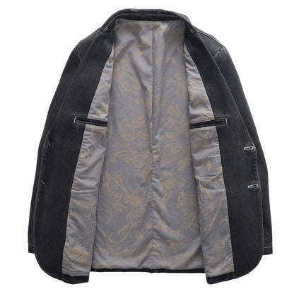 Denim Edge Slim Fit Blazer