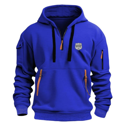 Urban Edge Zipper Pocket Hoodie