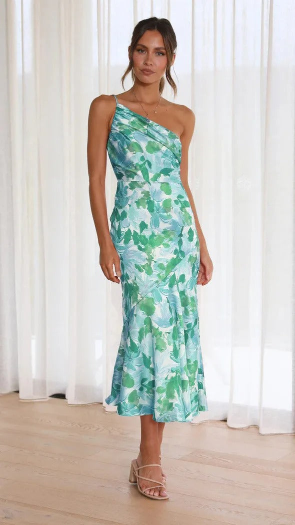 Floral Flair Mermaid Dress