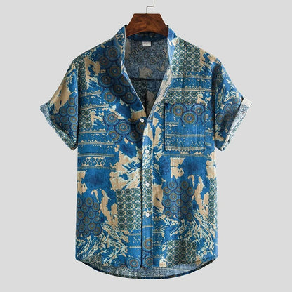 Boho Geometric Beach Shirt