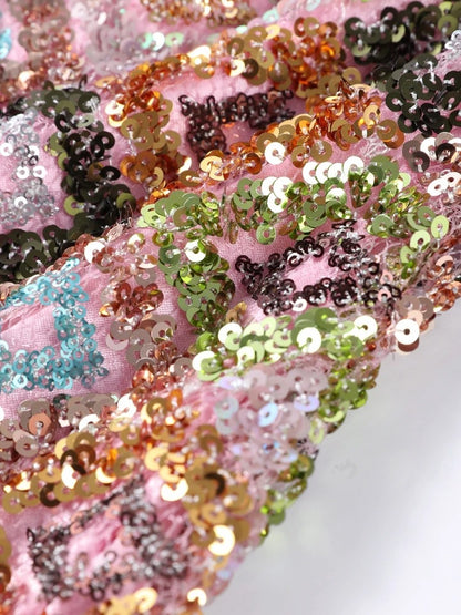 Glam Sparkle Sequined Mini Dress