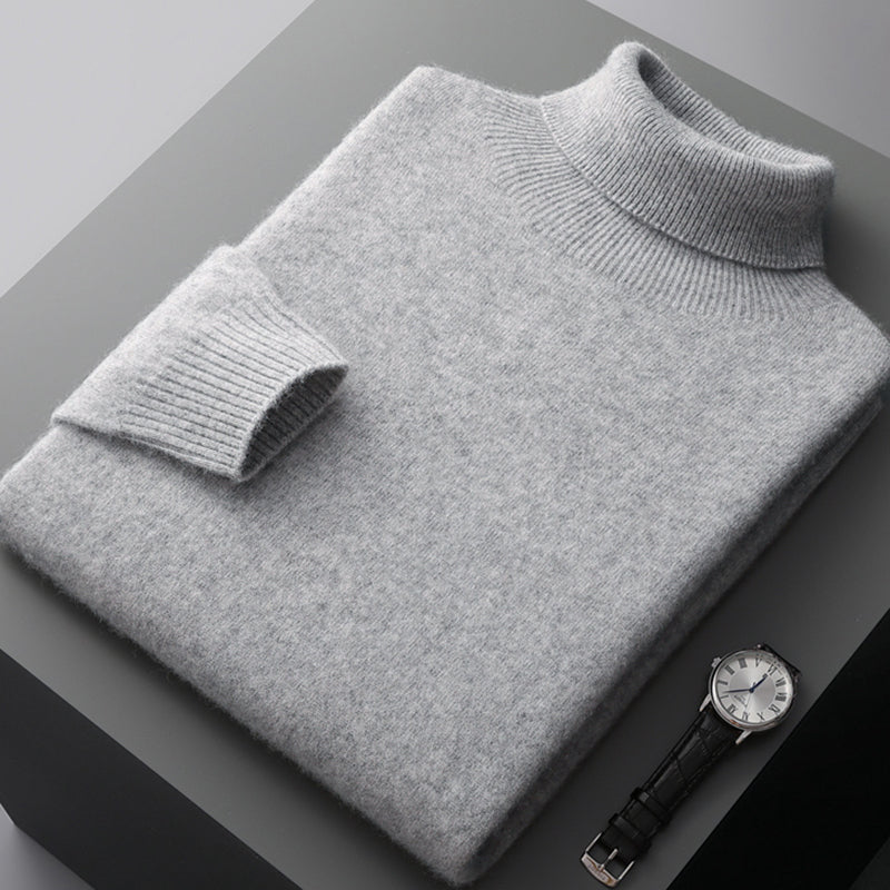 Mens Turtleneck Pullover Sweater