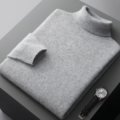 Mens Turtleneck Pullover Sweater