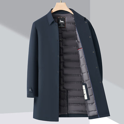 Warm Leisure Turn-Down Collar Cold-Proof Coat