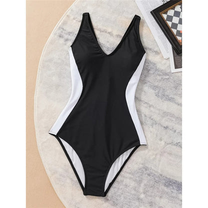 Glam V-Neck Crossback One Piece