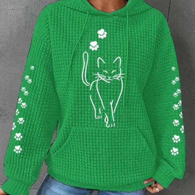 Women’s New Waffle Hooded Sweatshirt