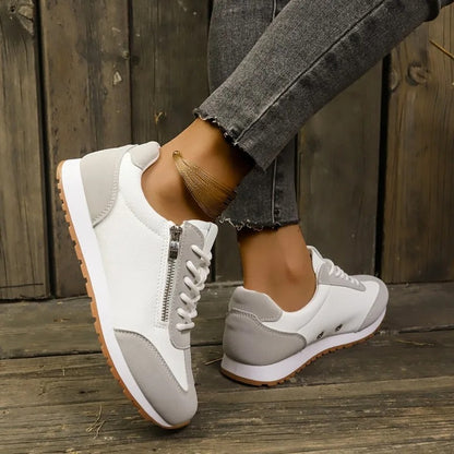 Comfort Lace Up Flat Women's Sneakers