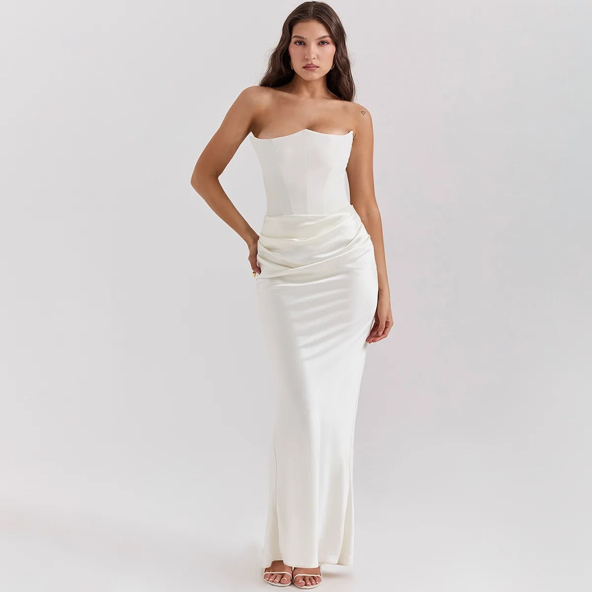 Glam Backless Evening Dress
