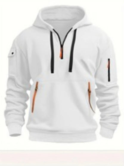 Urban Edge Zipper Pocket Hoodie