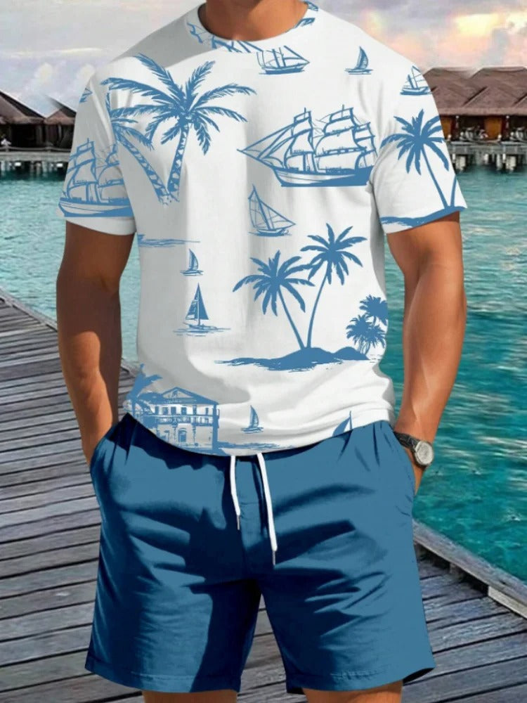 Boho Print Men's Summer Set
