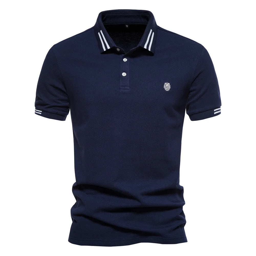 Cotton Solid Men's Polo