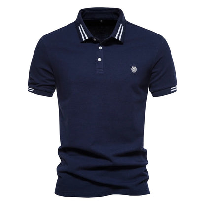 Cotton Solid Men's Polo