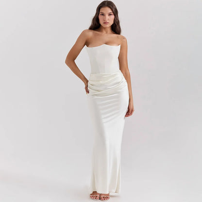 Glam Backless Evening Dress