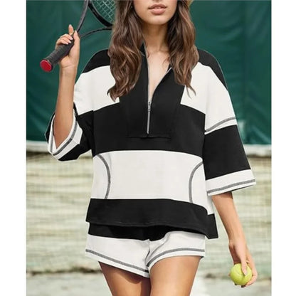 Vibe Play Striped Breeze Coord Set