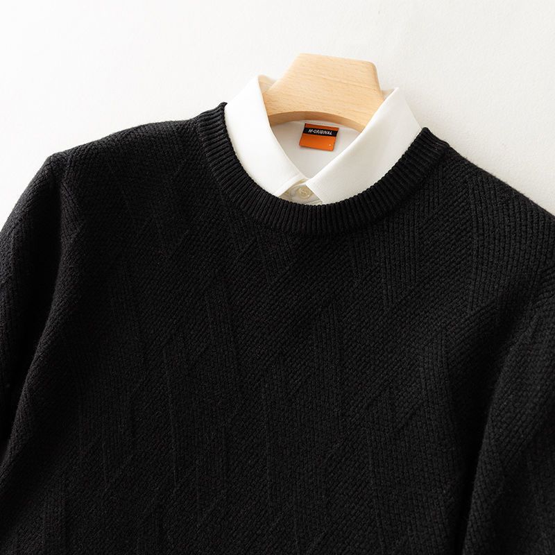 Men’s Fashion Loose Jacquard Shirt