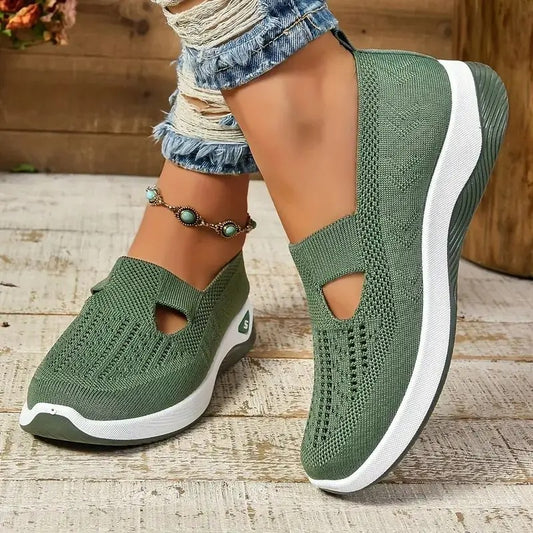 BreezeWalk Knit Mesh Sneakers