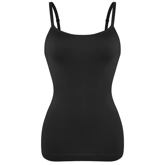 Sleek Crew Neck Slimming Shapewear Top