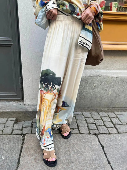 Printed Chic 2-Piece Suit