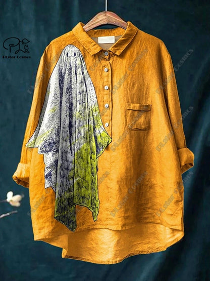 Retro Bloom 3D Floral Tube Shirt