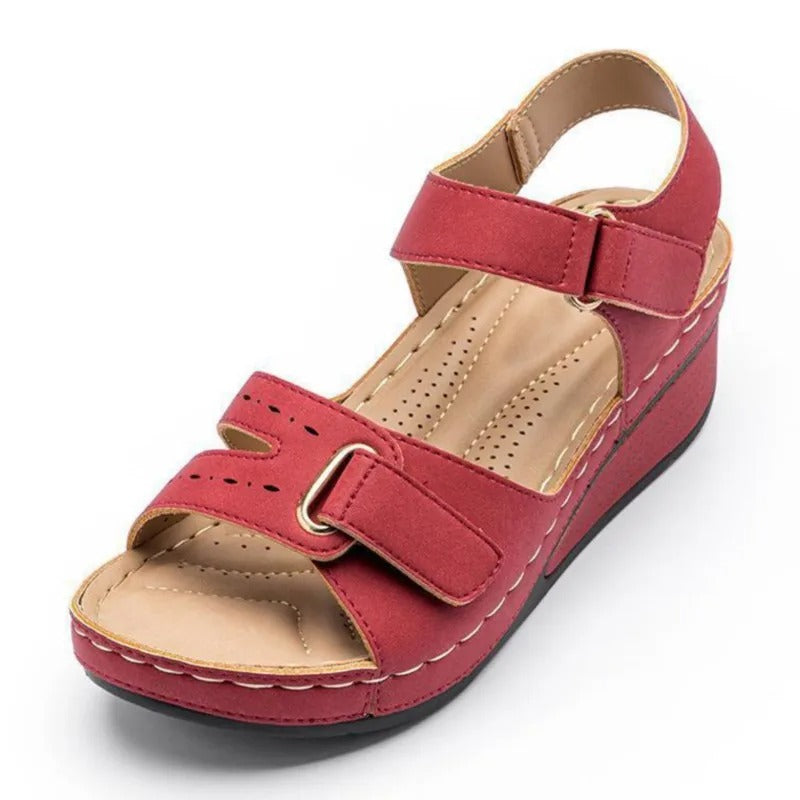 Soft Stride Wedge Sandals