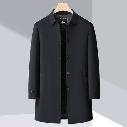 Warm Leisure Turn-Down Collar Cold-Proof Coat