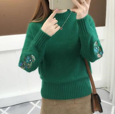 Half High Neck Long Sleeve