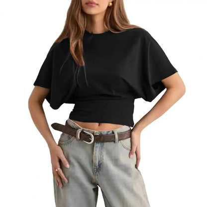 Breathable Solid Color Summer Tee