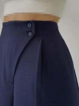 Chic Slim Wide-Leg Office Pants