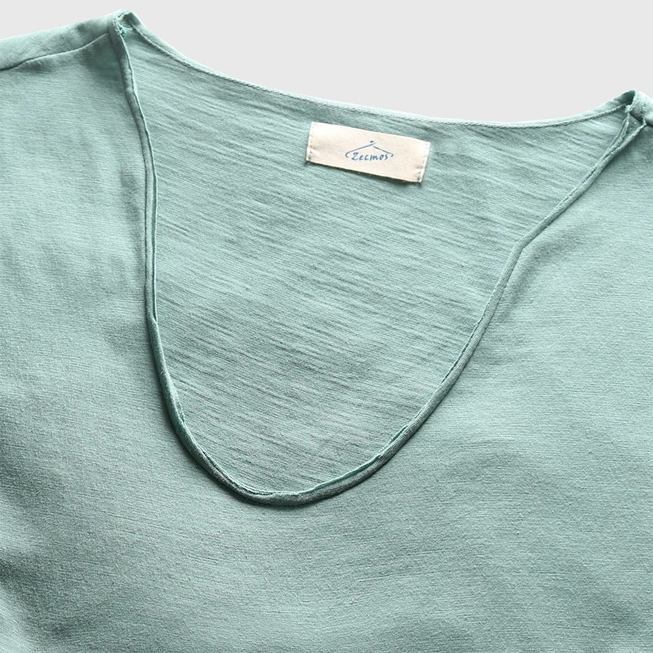 Swag V-Neck Hip Hop Tee for Men