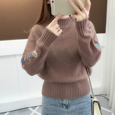 Half High Neck Long Sleeve