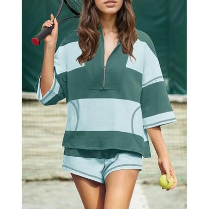 Vibe Play Striped Breeze Coord Set