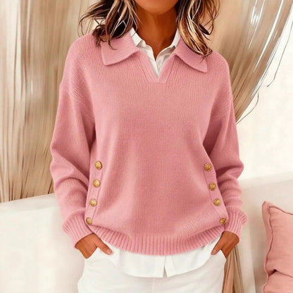 Collar Pullover Women's Long Sleeve
