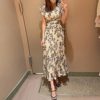 Kuzuwata Pleated Elegance Dress