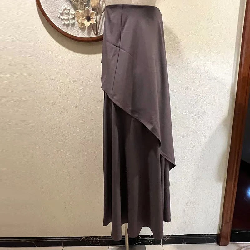 Elegant Strapless Top & Skirt Set