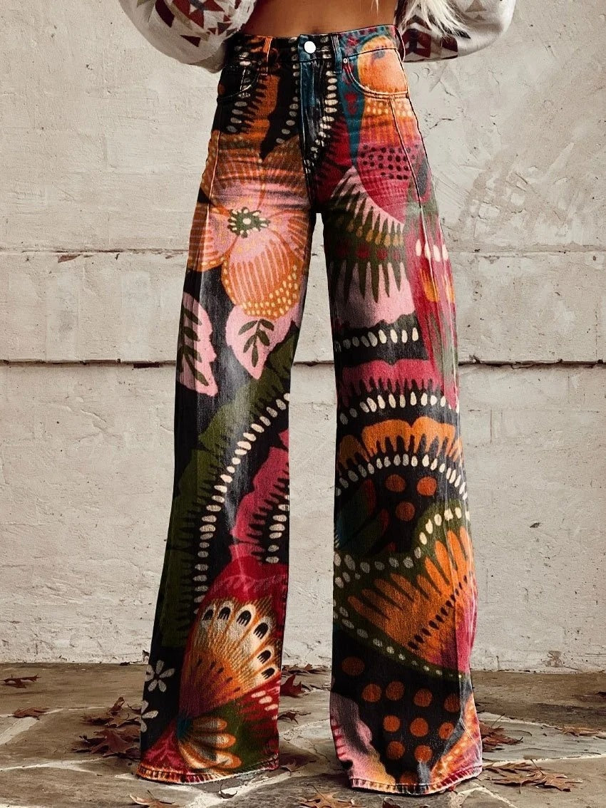 Chic Wide-Leg Cargo Pants