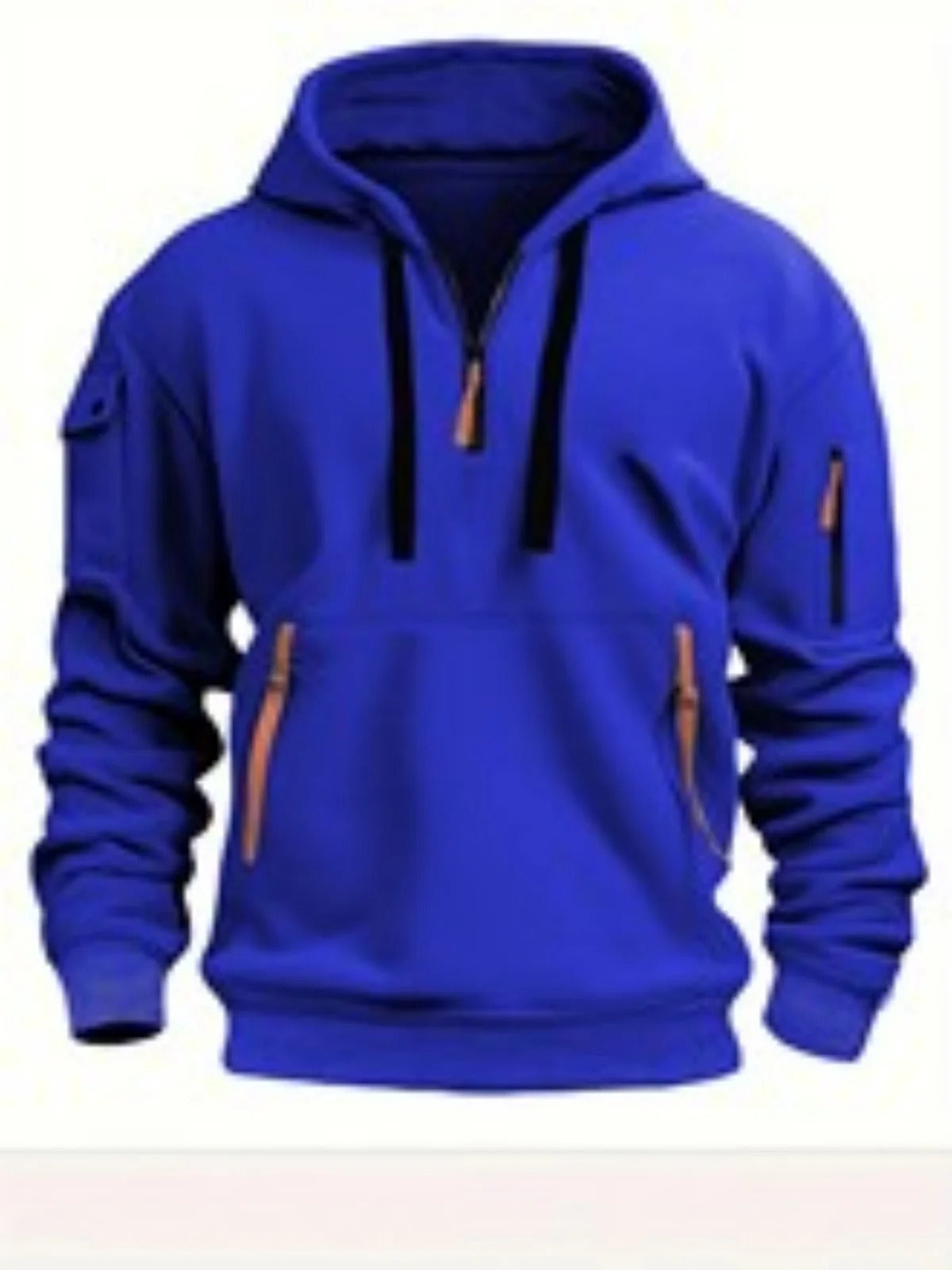 Urban Edge Zipper Pocket Hoodie