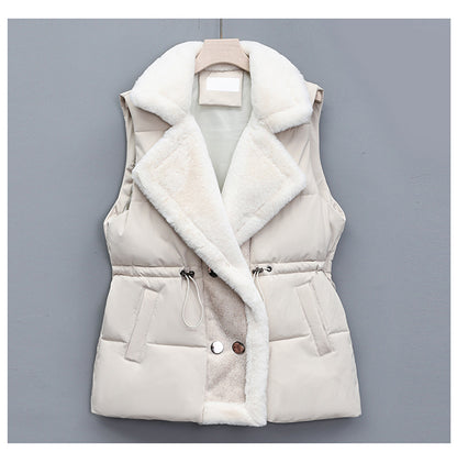 Men’s Solid Color Thick Thermal Vest