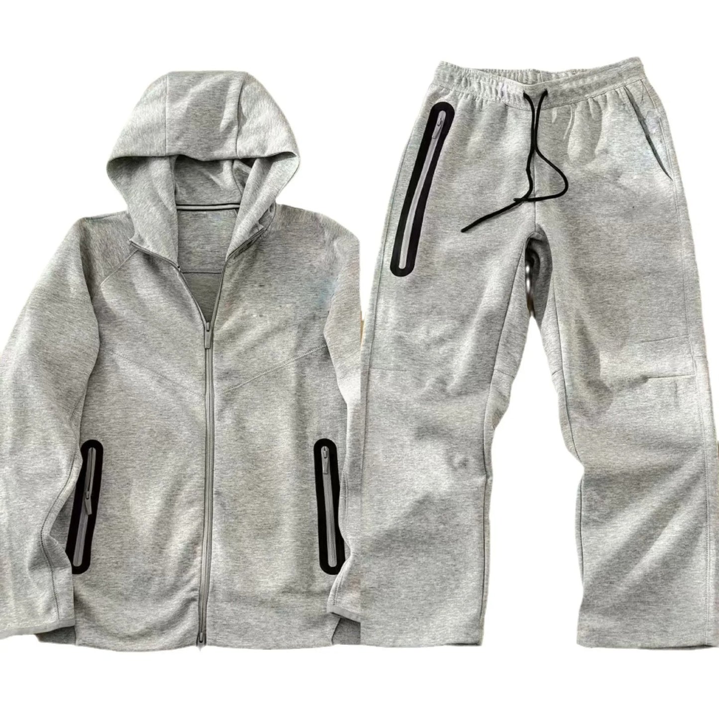 Casual Sports Hooded Jacket And Sweatpants