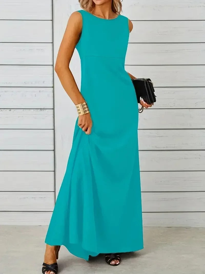 Sophisticated A-Line Long Dress